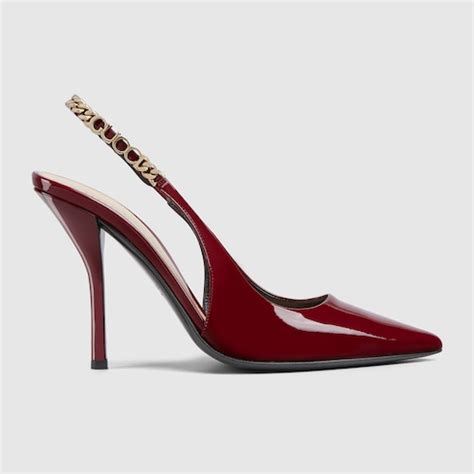 signoria gucci|gucci signoria slingback pump.